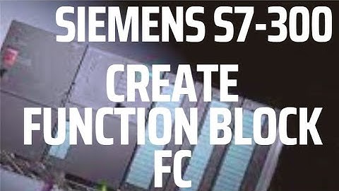 CREATE FUNCTION USING FC-BLOCK | STEP7 Simatic MANAGER #siemensplc #step7