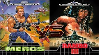 MERCS vs RAMBO III (MEGADRIVE) - WHICH IS BEST?