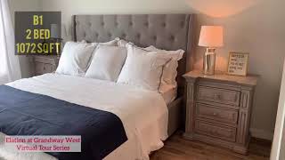 Virtual Tour Series: 2 Bed, B1 Floor Plan, 1072 Sq Ft