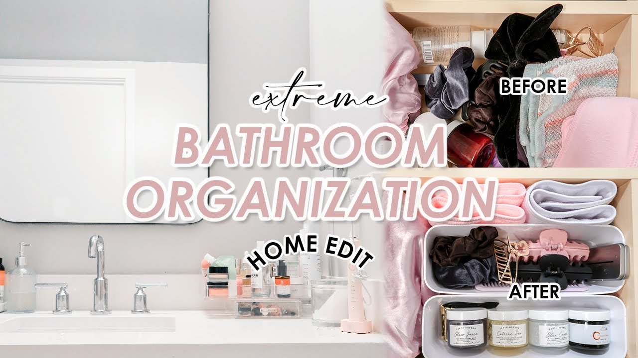 2022 EXTREME BATHROOM ORGANIZATION! Organizing Ideas!