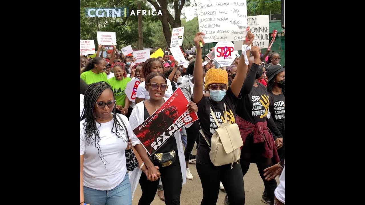 Kenyans hold march against femicide