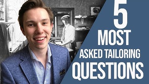 Tailor Answers His Most Asked Questions | Alteration Trouble Shooting