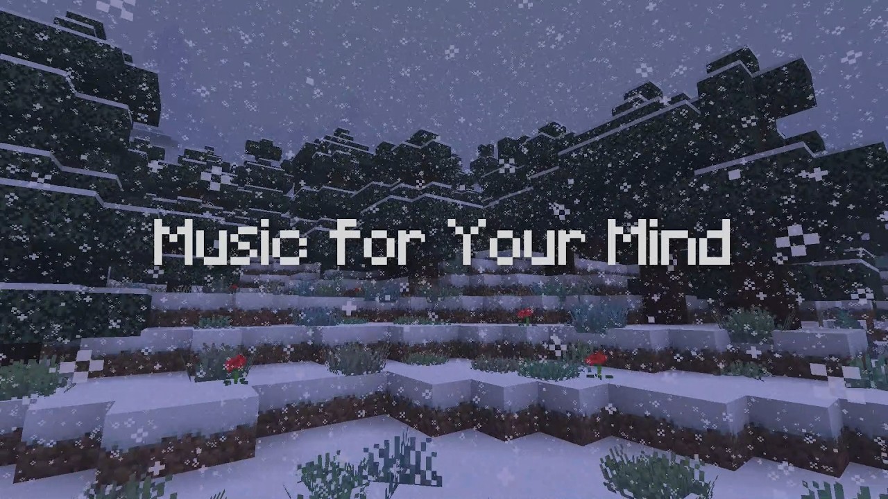 Minecraft Music for Sleep | Frozen Forest Ambience [1 Hour]