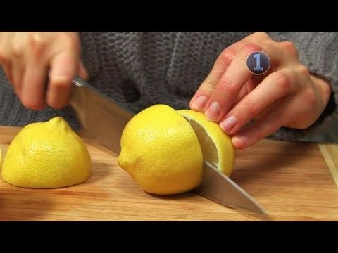 How To Treat A Sore Throat With A Lemon - YouTube