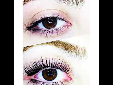 نمونه لیفت مژه درمانی در سالن زیبایی م دیس اصفهان