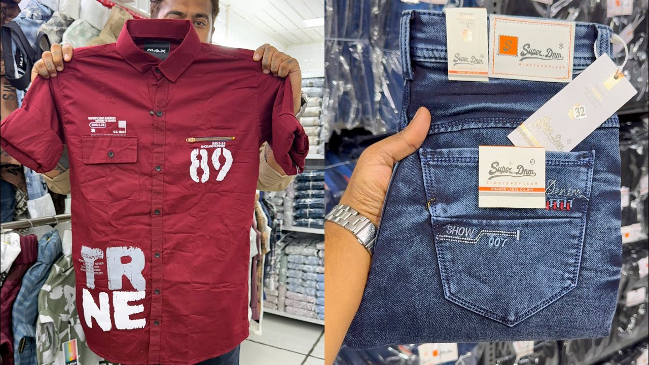 Cheapest Shirt Jeans Wholesale in Mumbai / Shirt 120 Jeans 160 Onwards