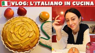Vlog in italiano: cuciniamo insieme la TORTA DI MELE