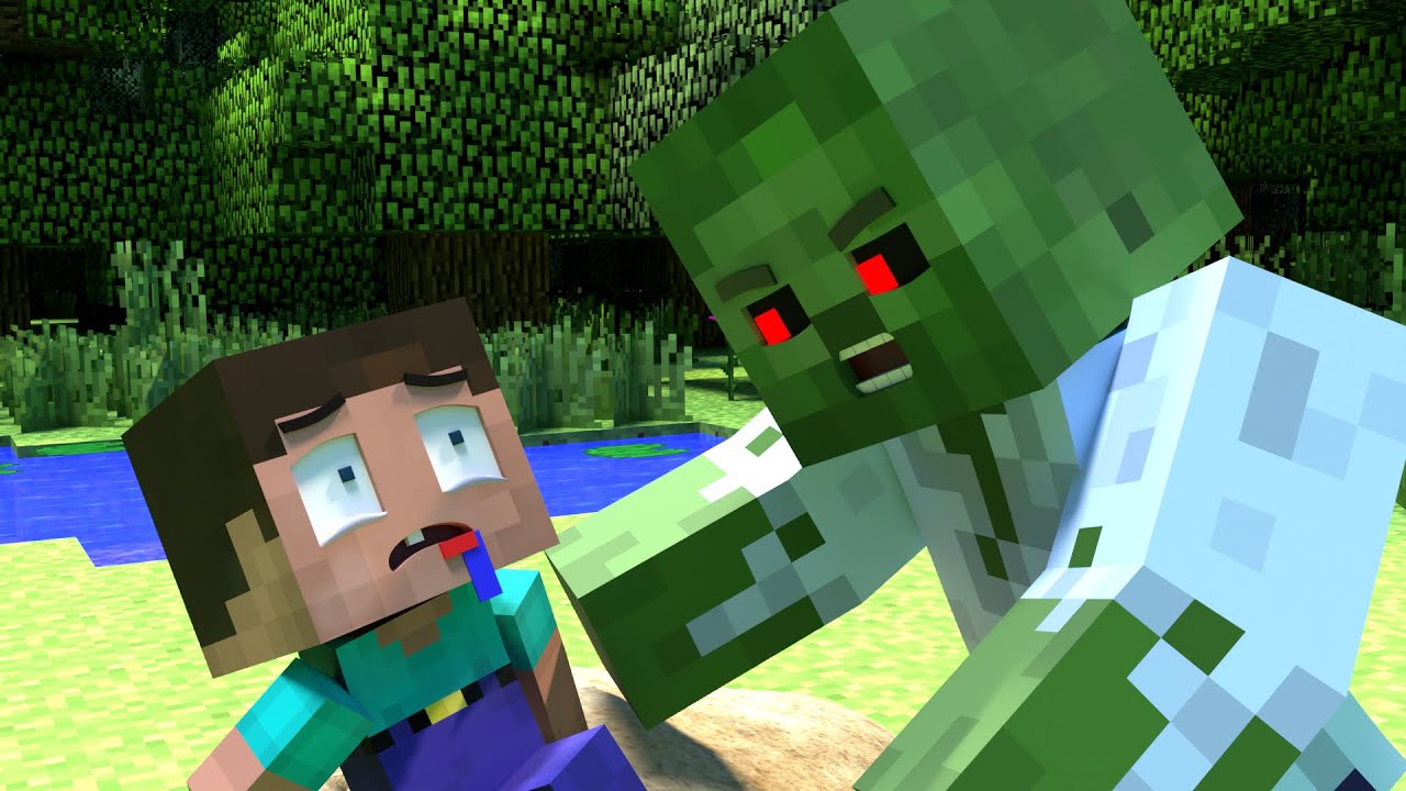 Little Steve is left alone - Can he survive among zombies?