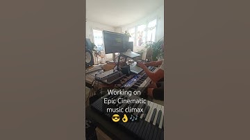 Working on Epic Cinematic music climax😎👌🎶 #cinematic #abletonlive #push2 #expressivee #osmose