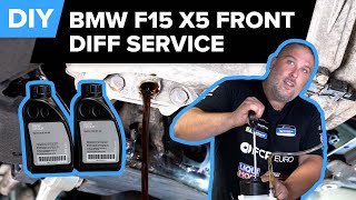 BMW X5 Front Differential Service DIY (2014-2018 BMW F15 X5 & F16 X6)