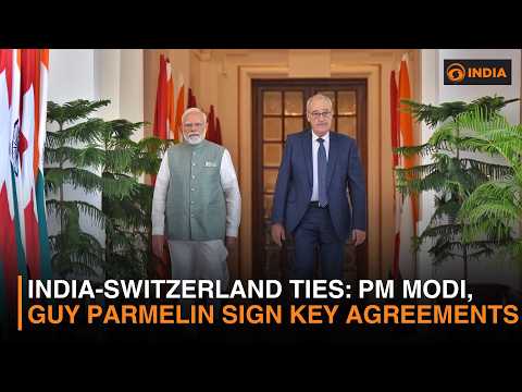 PM Modi, Swiss President Guy Parmelin Hold Key Talks on Trade and Technology