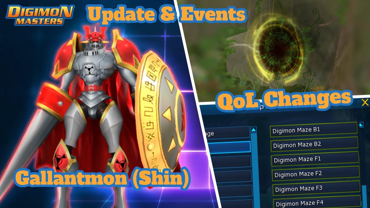 DMO Update & Event : Fanglongmon (Shin) - New Tamers Maps! & More Digimon  Masters Online Update GDMO 