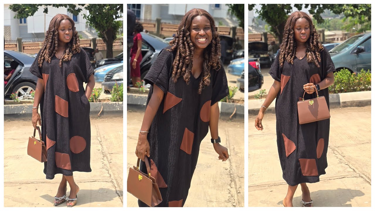 Easy Bubu Dress Tutorial | How to Cut and Sew a Stylish Bubu with Shapes.