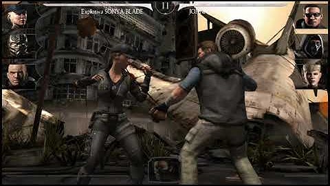 Playing MKX mobile without block 32 -  climbing the ladder of batte mode 2