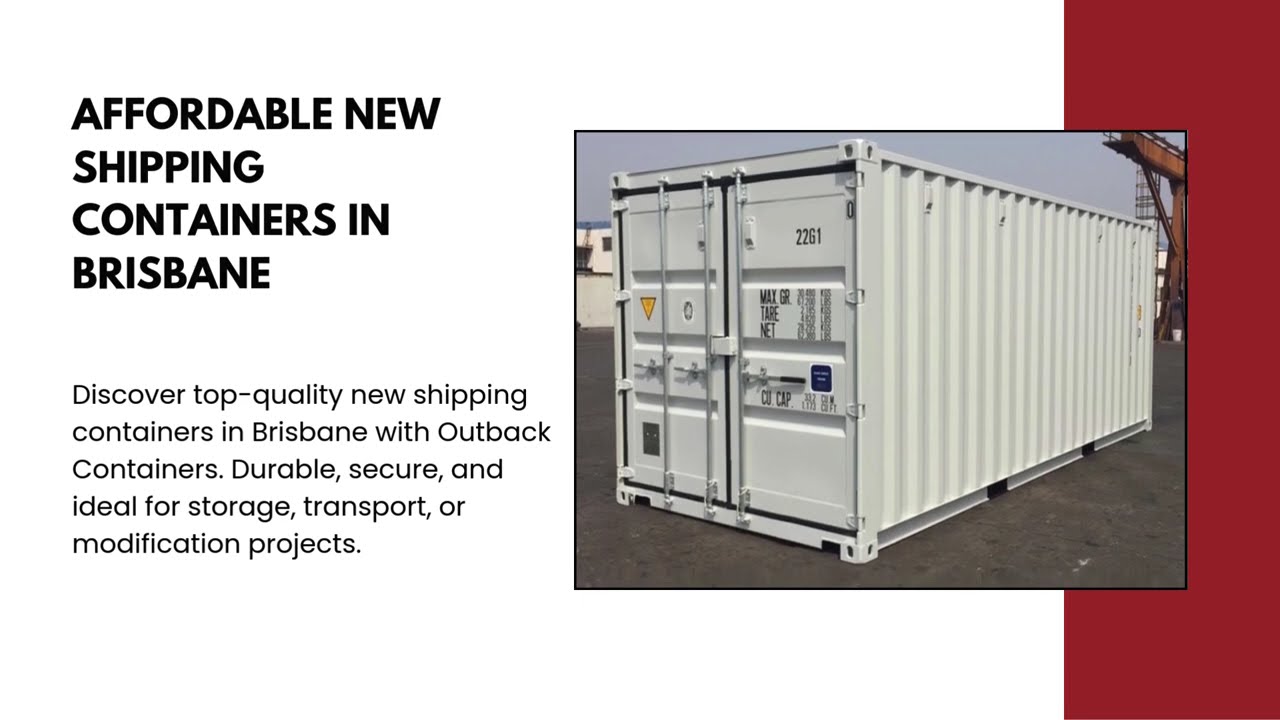 Home for the Most Affordable New Shipping Containers in Brisbane