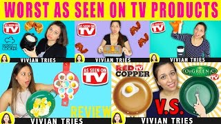 WORST AS SEEN ON TV PRODUCTS | FLIPPIN FANTASTIC, PERFECT COOKER, ORGREENIC, BACON BOSS, ROLLIE