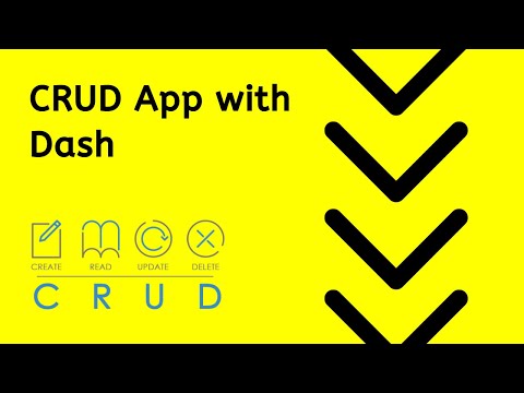 Dash CRUD App with PostgreSQL - Part 1