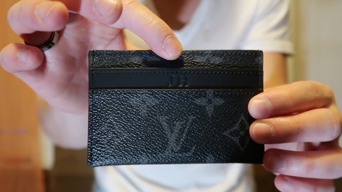 Louis Vuitton Double Card Holder with Hot stamp review 