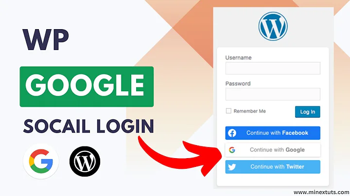 So fügst du die Google Social Login & Registrierung zu WordPress hinzu