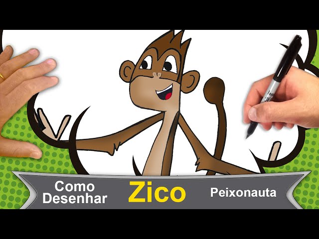 Como desenhar e pintar Peixonauta 