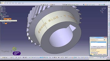 Text in Catia - Cylindrical Mapping