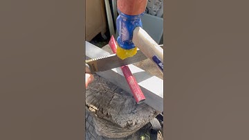 ESEE 6 vs steel conduit #shorts #knifestuffwedo #knifetest #harduse #fixedblade #eseeknives