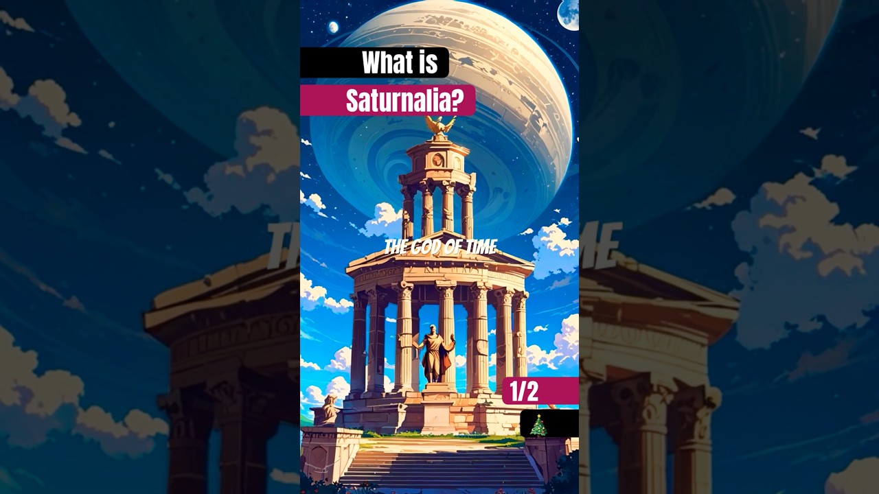 What is Saturnalia? The original Christmas? 🎄 