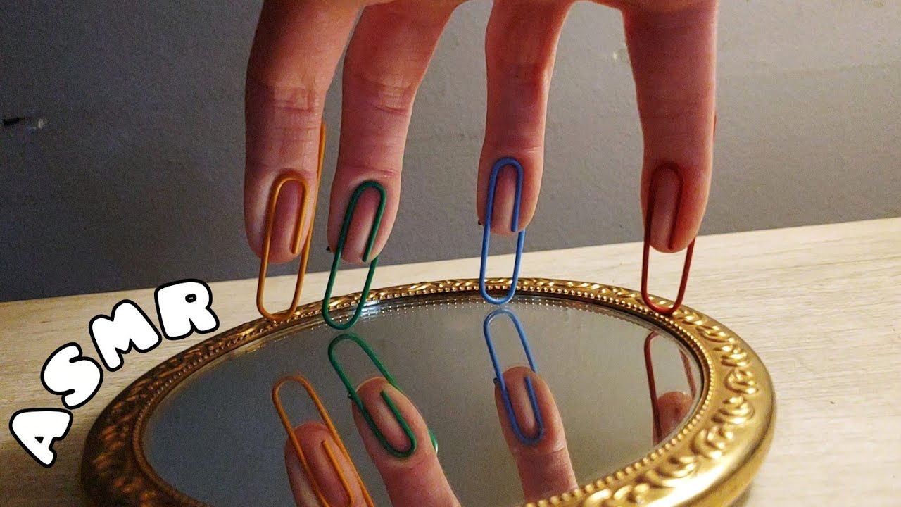 ASMR Build Up Tapping w/ Paperclip Nails 🌈 Textured Scratching, Camera Tapping, Fast & Aggressive