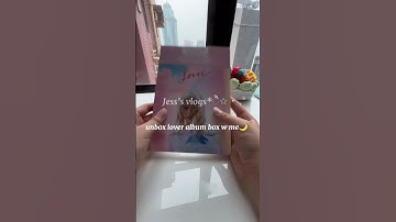 Unbox lover album box with me!! #taylorswift #lover #fyp #shorts #swifties #erastour #music