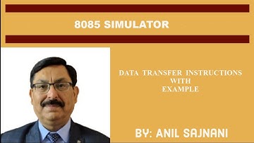 Implementation of Data Transfer Instructions using 8085 Simulator
