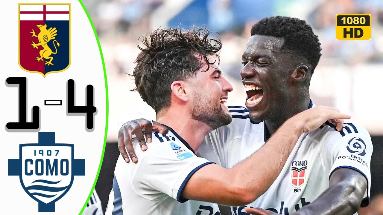 Genoa vs Como 1-4 Extended Highlights & All Goals 2026 HD