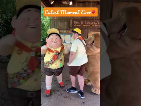 Cutest Moment Of Russell From Disney Pixar’s Up Excited To Meet Our Very Own Russell #shorts