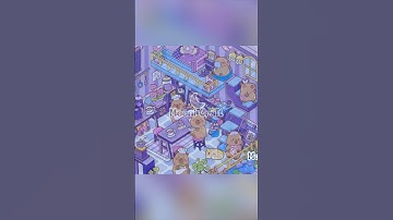 Relaxing DIY Capybara Coffeehouse ☕️🐣 🐸 3D Sticker Stress Relief ASMR| Mooni Craft 🌙