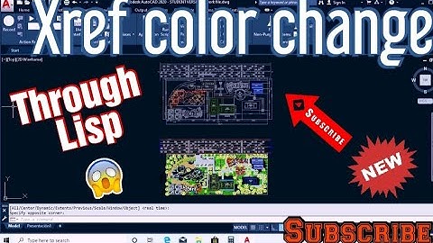 How you can change the color of Xref like gray color 🎨😲