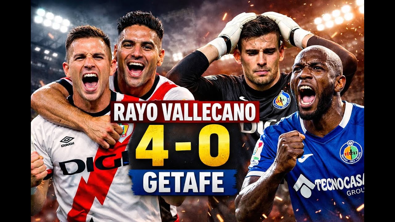 Rayo Vallecano Vs Getafe | Laliga⚽ Highlights And All Goals