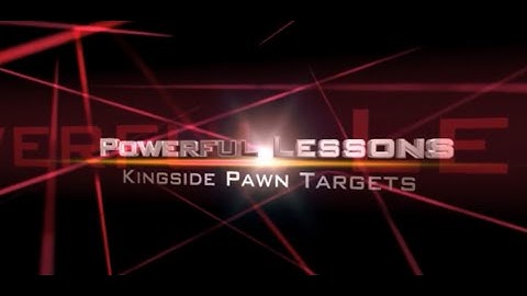 Powerful Lesson 2 Kingside Pawn Weaknesses