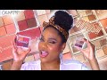TRYING NEW MAKEUP l Colourpop Blush + Eyeshadow Quads l Review + Tutorial l NelleDoingThings!