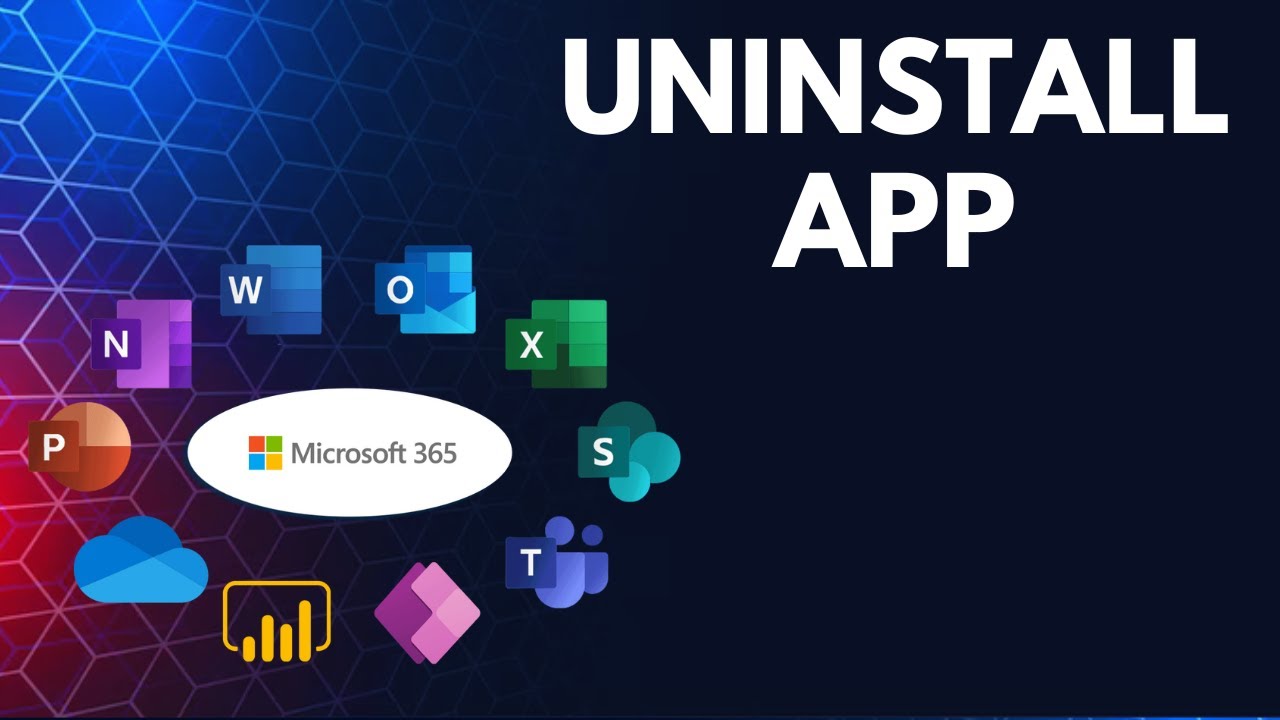 How to Uninstall Microsoft 365 App 2025? - YouTube