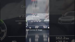 How much range do you get from the 2026 Audi S e-tron GT