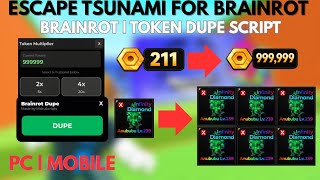[NEW] Brainrot Token Dupe Script - Escape Tsunami For Brainrot Script