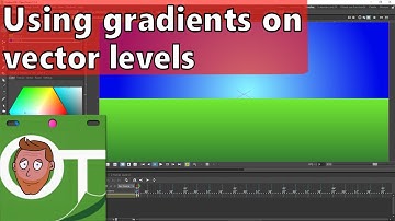 Using gradients on vector levels - OpenToonz Tutorial Quick Tip