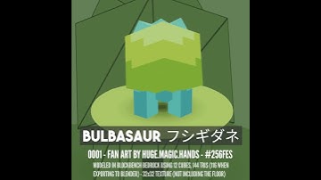 Bulbasaur Fan Art - Low poly #256fes #Pokemon