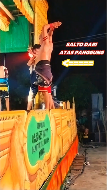 Perang Ketoprak, Adegan Salto bikin merinding penonton #trending #shorts #youtubeshorts