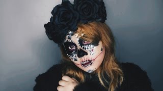 DIAMOND SUGAR SKULL Makeup Tutorial | HelenOnFleek