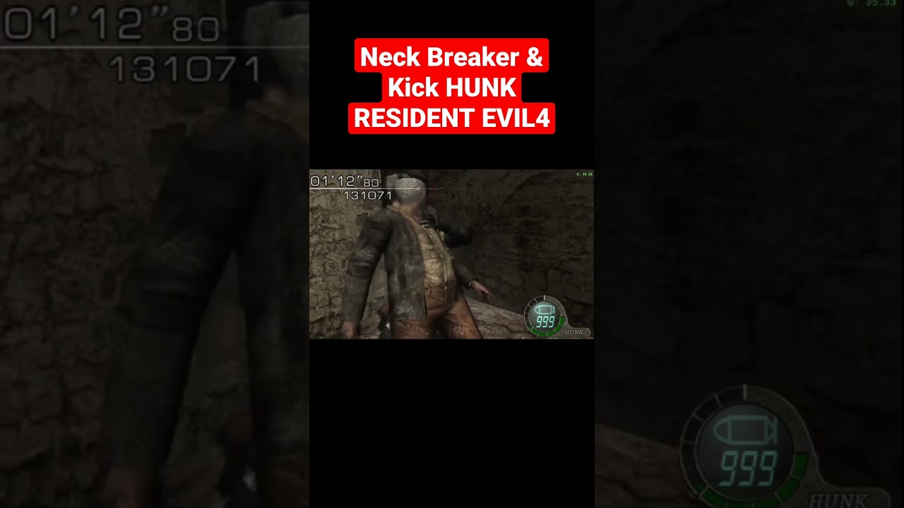 NECK BREAKER AND KICK HUNK RESIDENT EVIL4 AETHERSX2 