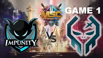 EXECRATION VS IMPUNITY KH GAME 1 | MSC 2021 PLAYOFFS DAY 2