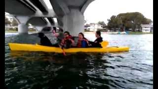Kayaking in Foster City, CA, April 6, 2013
