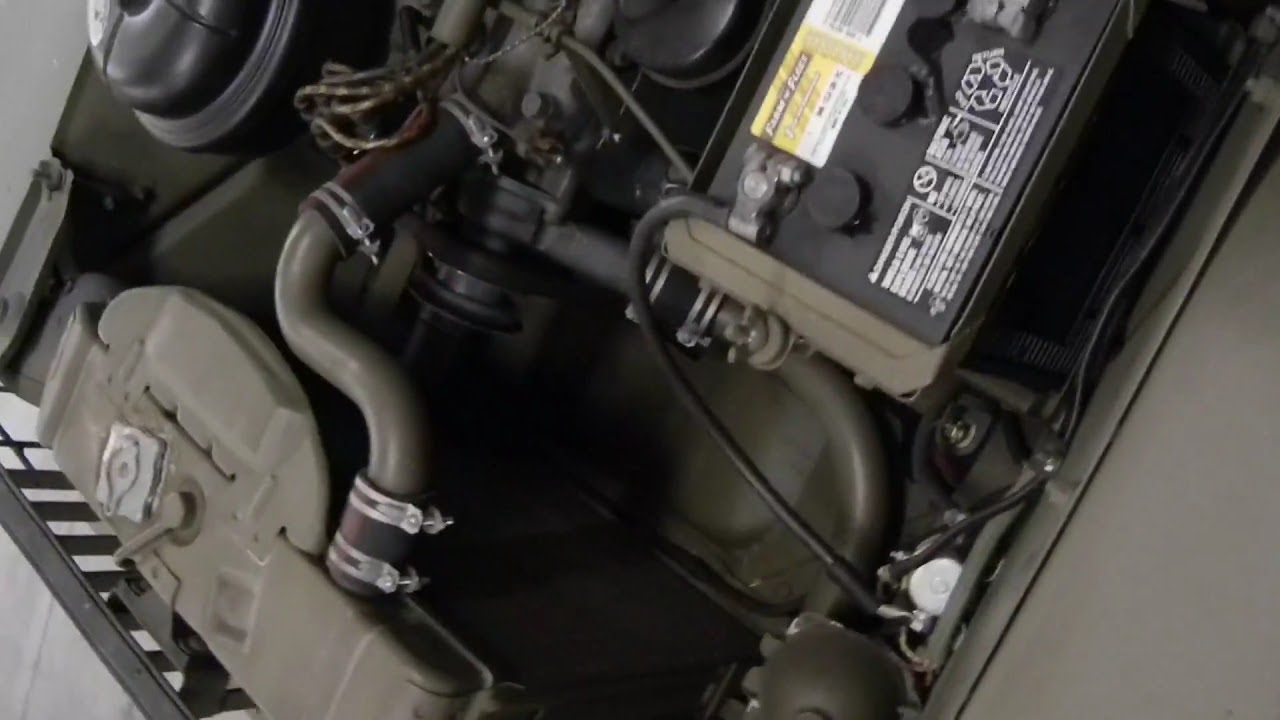1941 Ford GP Prototype Military Jeep Engine Running