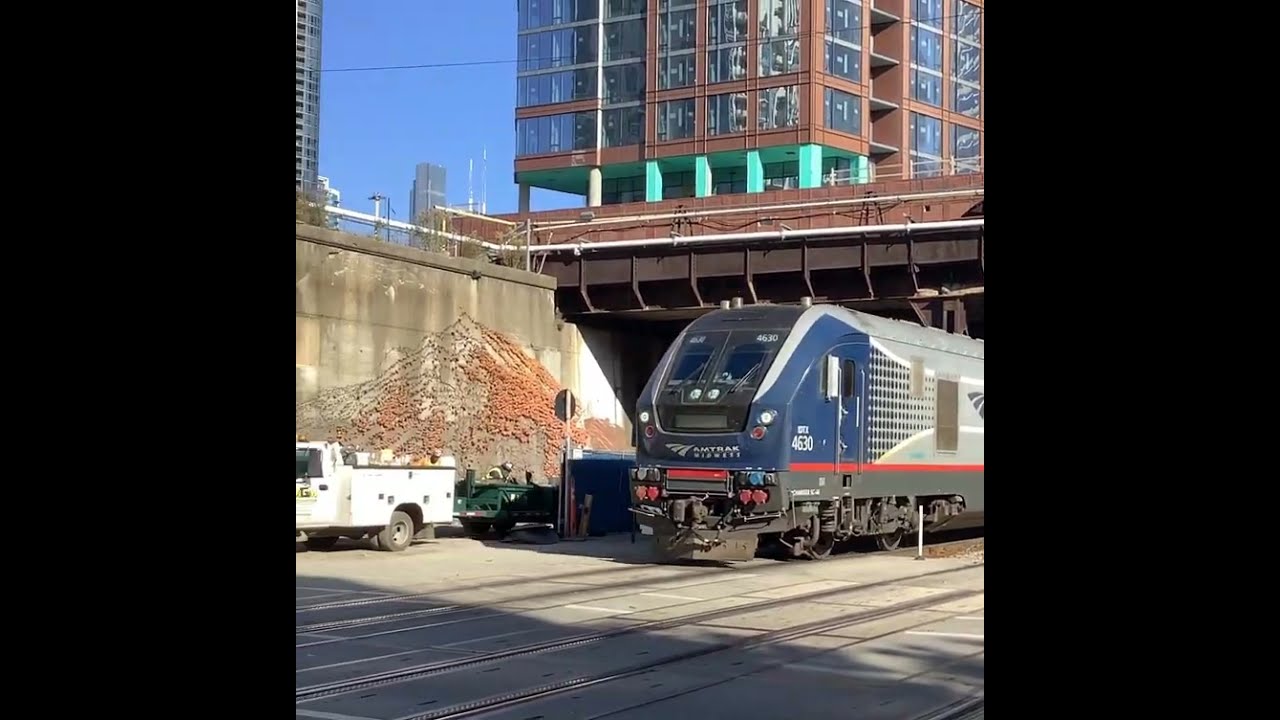 Amtrak SC 44 Charger 4630 Shorts Chicago