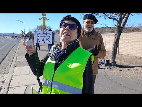 BREAK the ICE protest in Gallup NM with Sarah, @4cornerFistntheair54 & @PRINCIPESSAPRESS